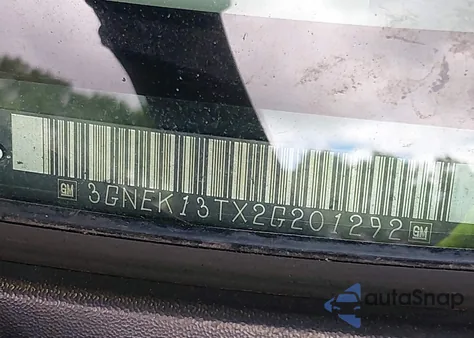 2002 Chevrolet Avalanche 1500 из США, поврежденный, VIN 3GNEK13TX2G201292